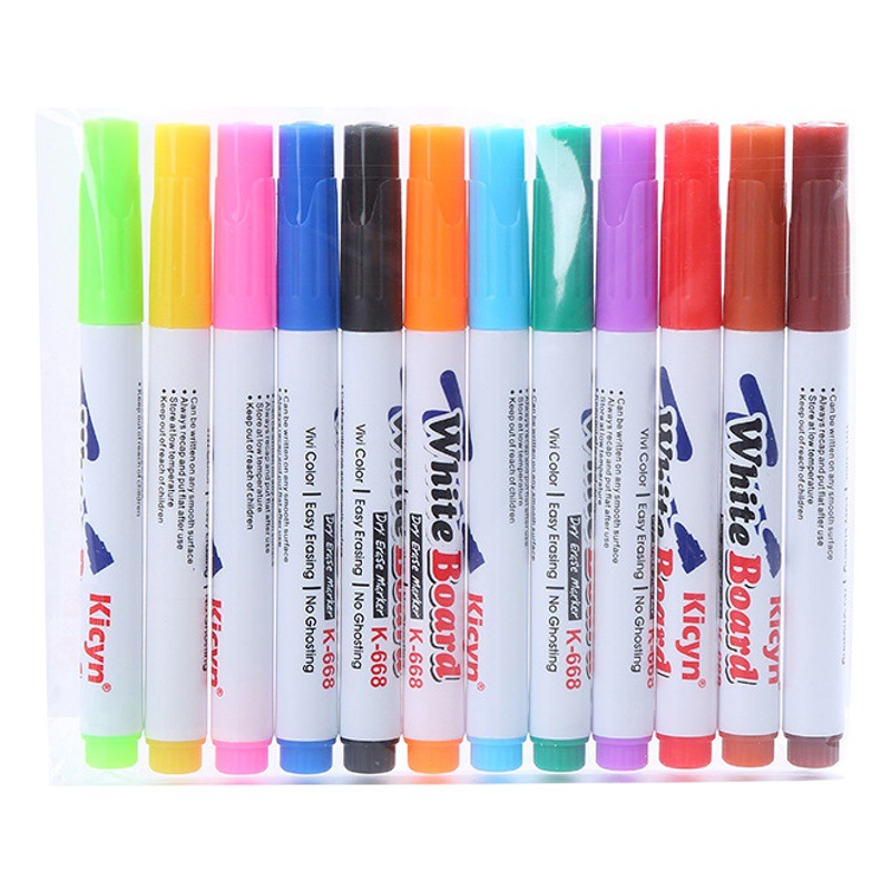 Children's Drawing Floating Pen Floating Pen Water Floating Pen Whiteboard Pen Erasable Shake Tone Water-based Doodle Pen Marking Pen
