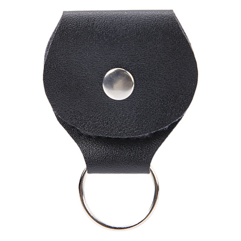 Black Brown Pu Leather Pick Clip Cosmetics Bag Keychain Pick Bag Pick Box Guitar Pick Bag