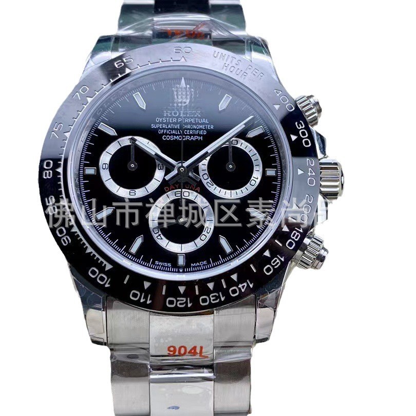 Picture of Cross-border Panda Di 7750 Ditong Cement Grey 12.4 Golden Di Chronograph 4130 Yu Wenle Men's Mechanical Watch