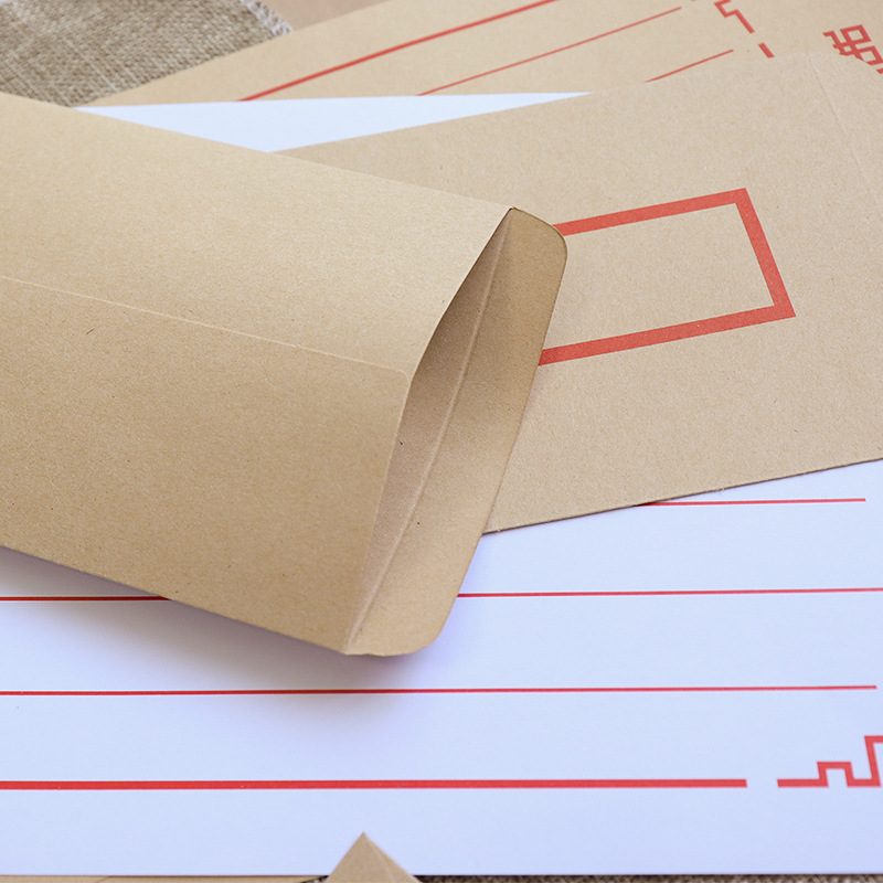 Picture of Chinese style traditional kraft paper antique letter paper envelope suit creative personality retro envelope letter paper printing production