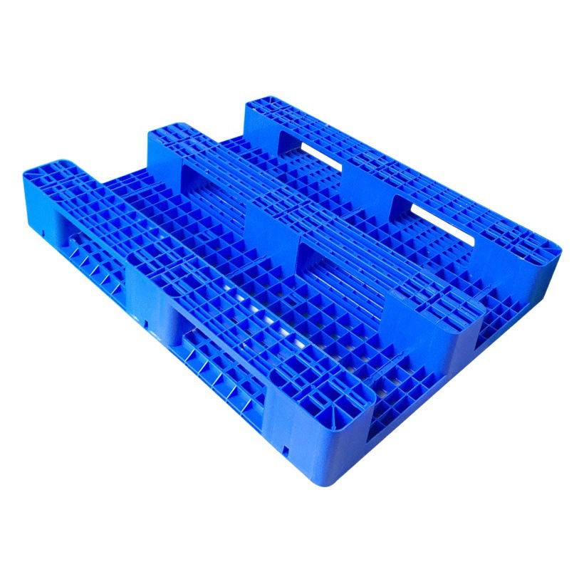 Grid industrial logistics warehouse shelf with steel pipe forklift pallet Sichuan plastic card board thickened plastic tray