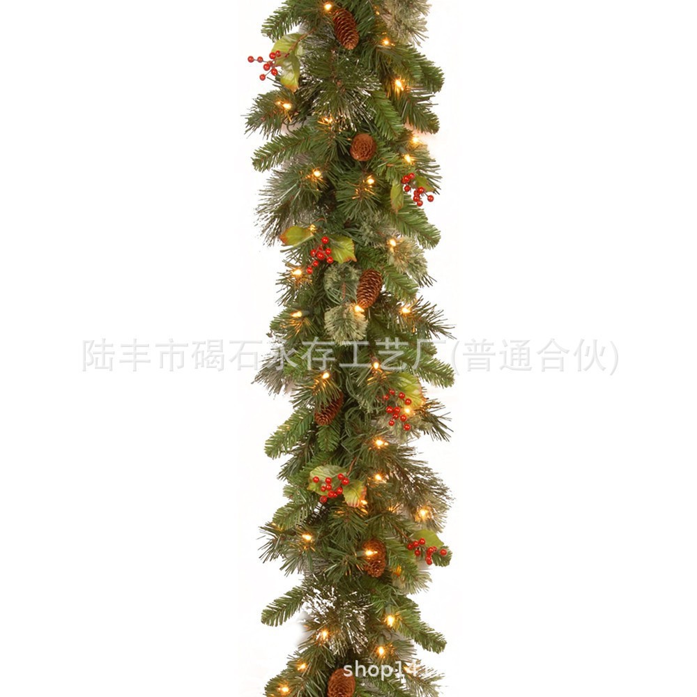 Christmas Red Fruit Rattan 180cm/ 2.7m Encrypted Red Christmas Decoration Rattan Door Rattan Door Decoration