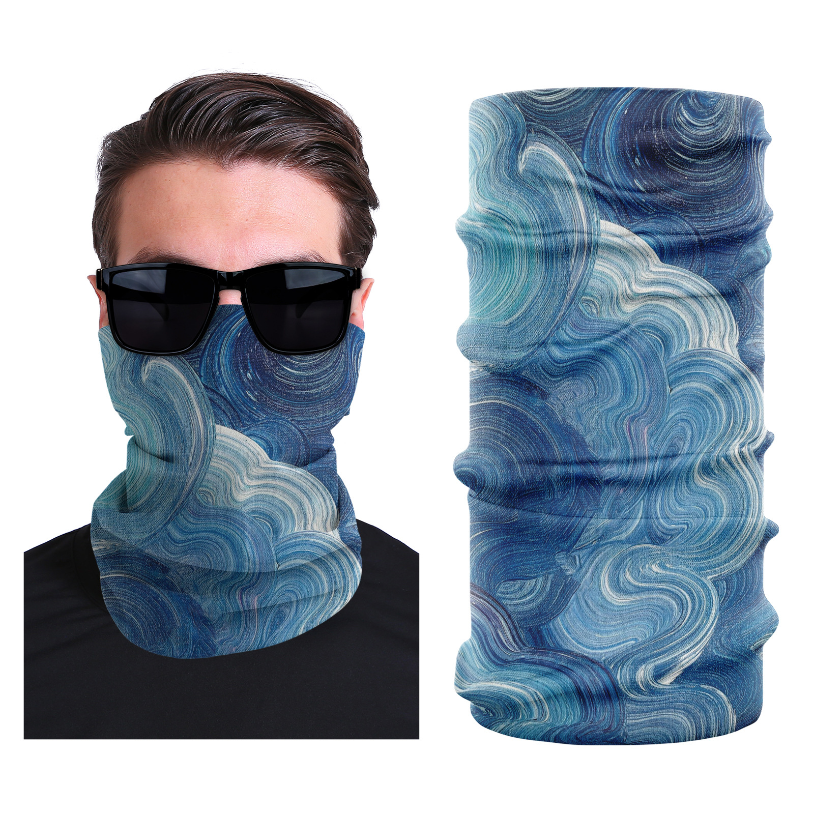 Picture of Xunhui magic scarf outdoor scarf mountaineering riding scarf high elastic seamless Ice Silk face towel cross-border bandana