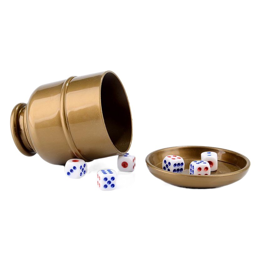 Picture of Dice dice cup suit bar sieve thickened combination with bottom holder sieve cup swinging cup stopper cup shaking color wholesale