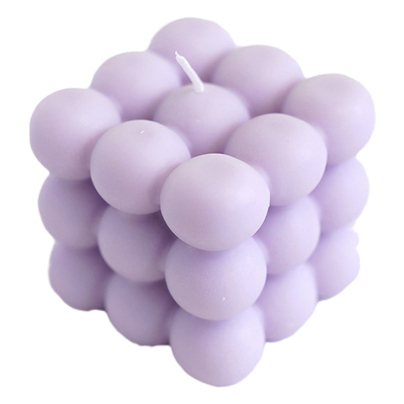 Ins Scandinavian Style Egg-Shaped Rubik's Cube Scented Candle Ornaments Photography Props Home Decoration Ornaments Atmosphere