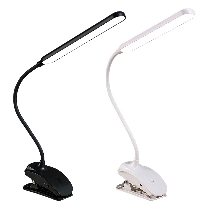 Clip lamp led eye protection small table lamp student desk reading rechargeable clip table lamp dormitory bedside lamp
