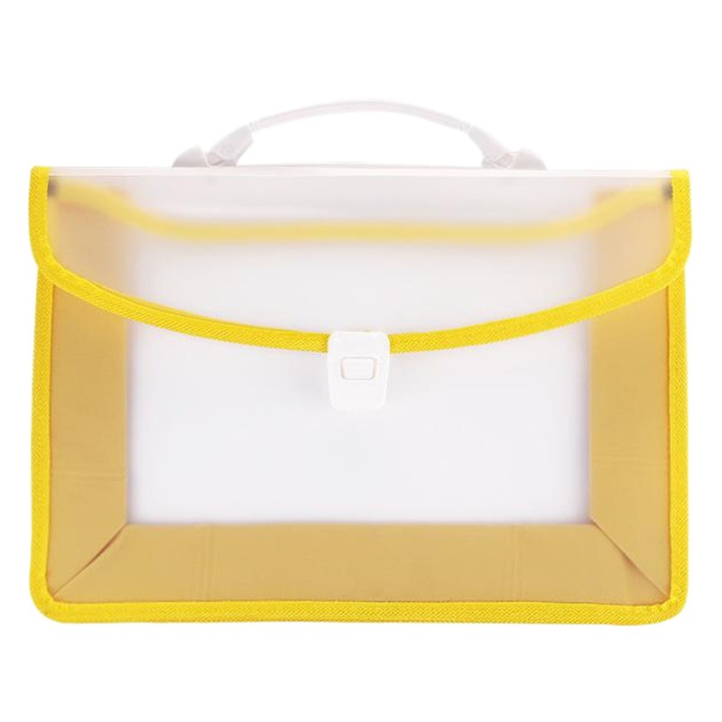Cross-border Amazon AliExpress Explosions A4 Space Bag Edge Portable File Bag PP Test Paper File Bag