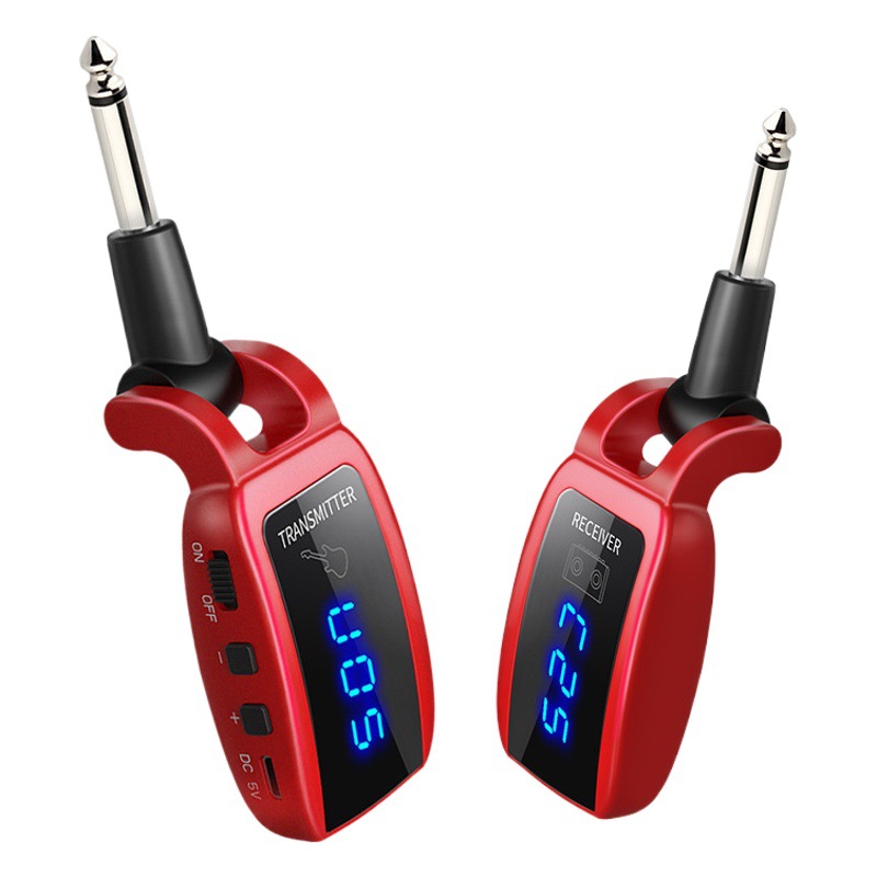 Electric Guitar Wireless Transceiver Electric Wind Instrument Audio Transmission System Pickup Receiving and Transmitting Electric Bass