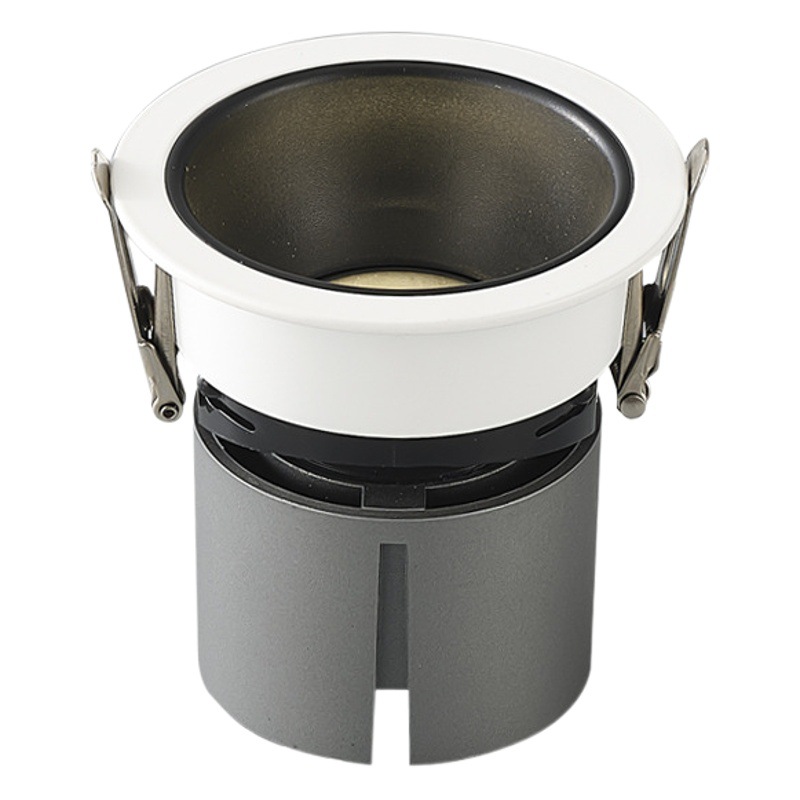 Embedded Eye Protection Small Hill Spotlight Home Smart Three-color LED Downlight Living Room Bedroom cob Zhongshan No Main Light