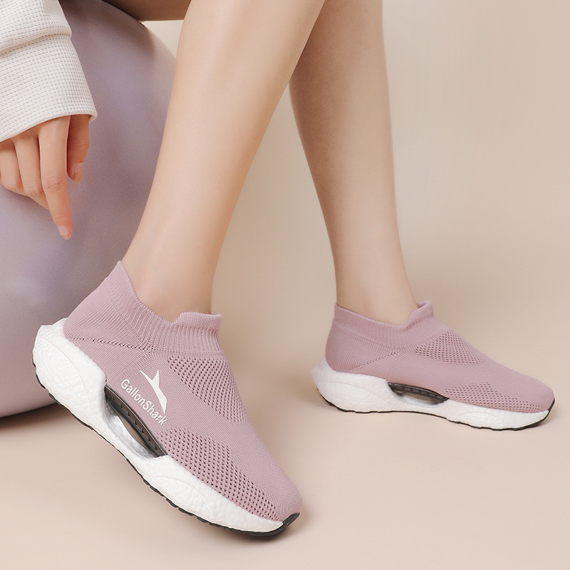 Picture of Goren Shark Light Luxury Skin-Relieved Shoes Indoor Fitness Rope Skipping Skipping Exercise Non-slip Shock Absorption Bottom Treadmill Special Wear-resistant Lightweight