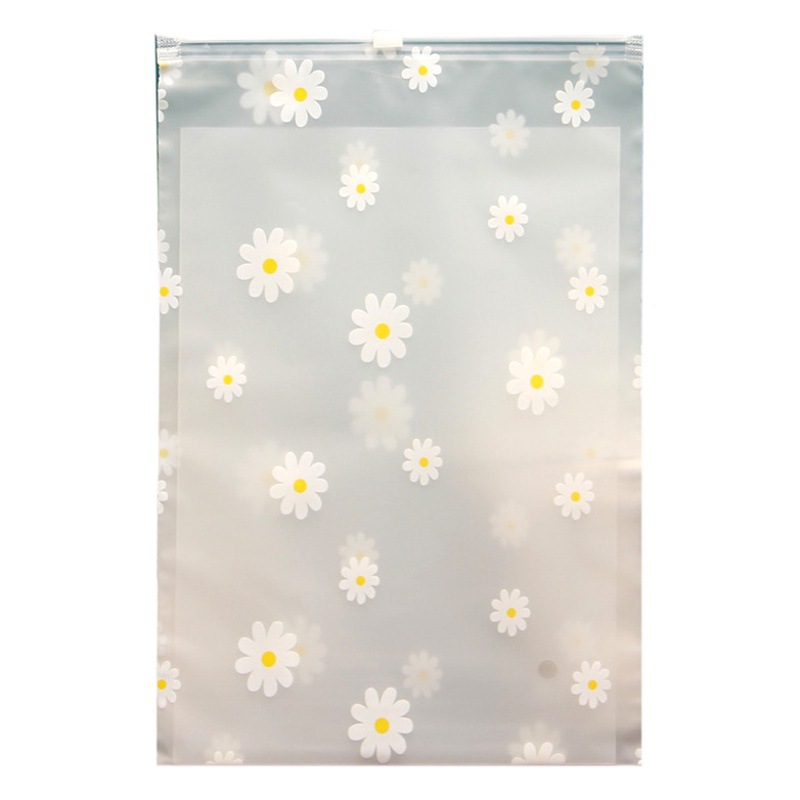 Daisy leggings packing bag socks pantyhose ziplock bag children dance pantyhose vest T-shirt frosted bag