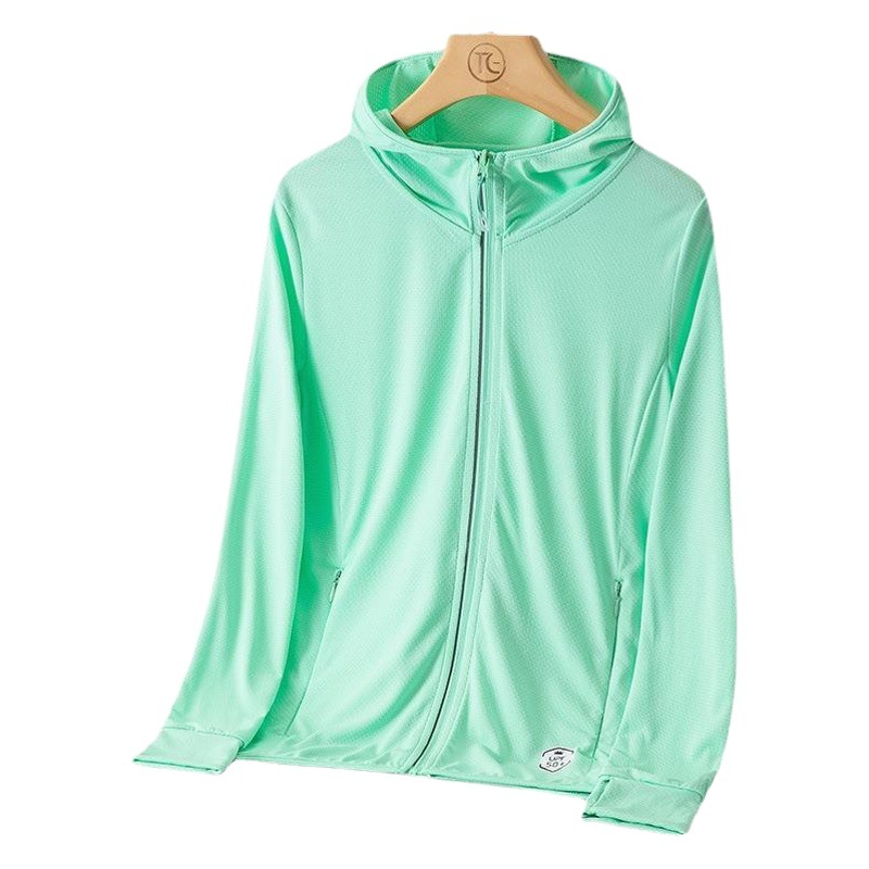 Ice Silk sun protection clothing women's 2022 summer UV protection breathable sun protection clothing men's UPF50 + fishing clothing coat