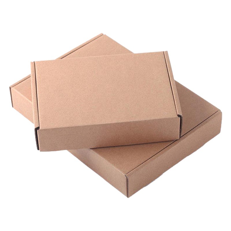 Three-layer extra hard corrugated paper aircraft box custom printed logo jewelry accessories 3c digital product express box