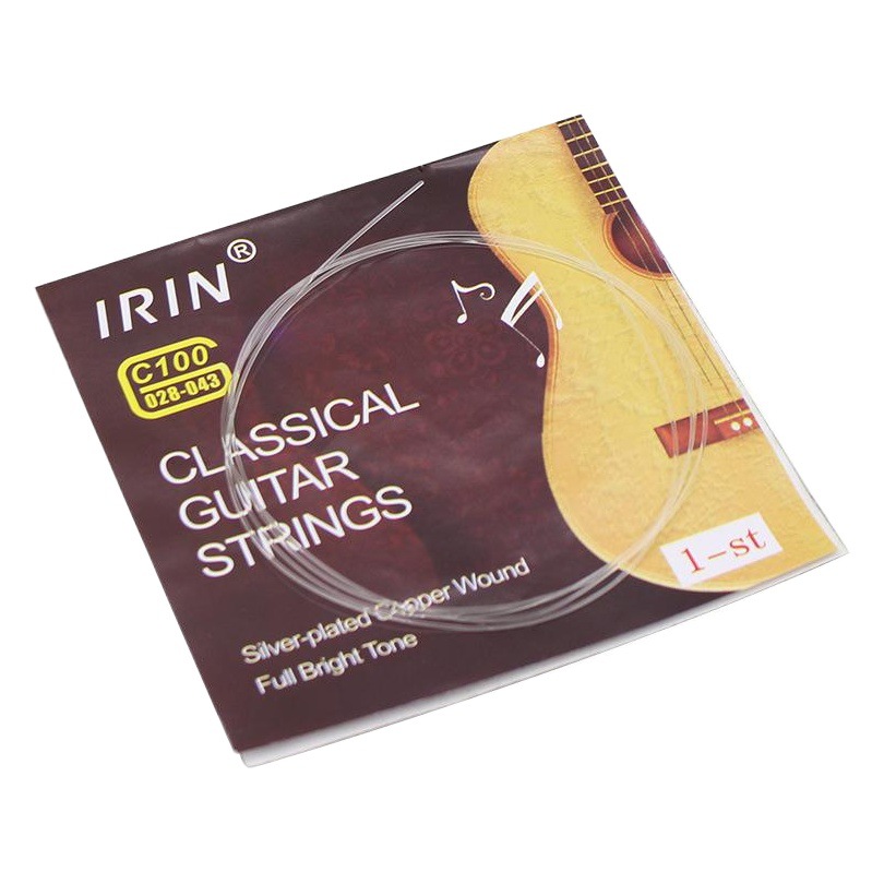 Wholesale IRIN Classical Guitar Strings Wood Guitar Strings C100 Classical Strings Nylon Strings Set of 6