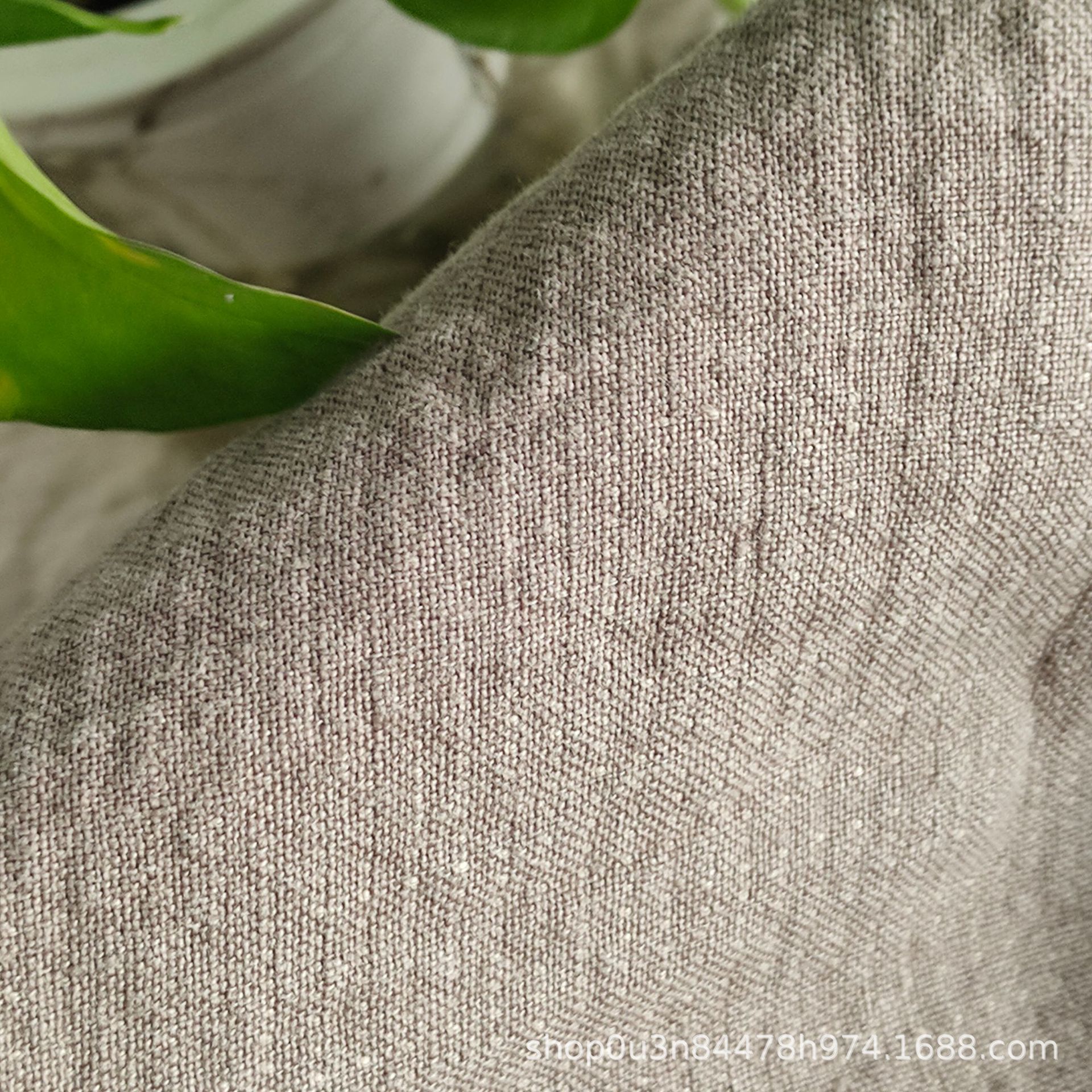 Picture of Pure Linen Yarn-dyed Double-layer Blanket Fabric French Linen Double-sided Yarn-dyed Fabric Pure Linen Bubble Yarn-dyed Fabric