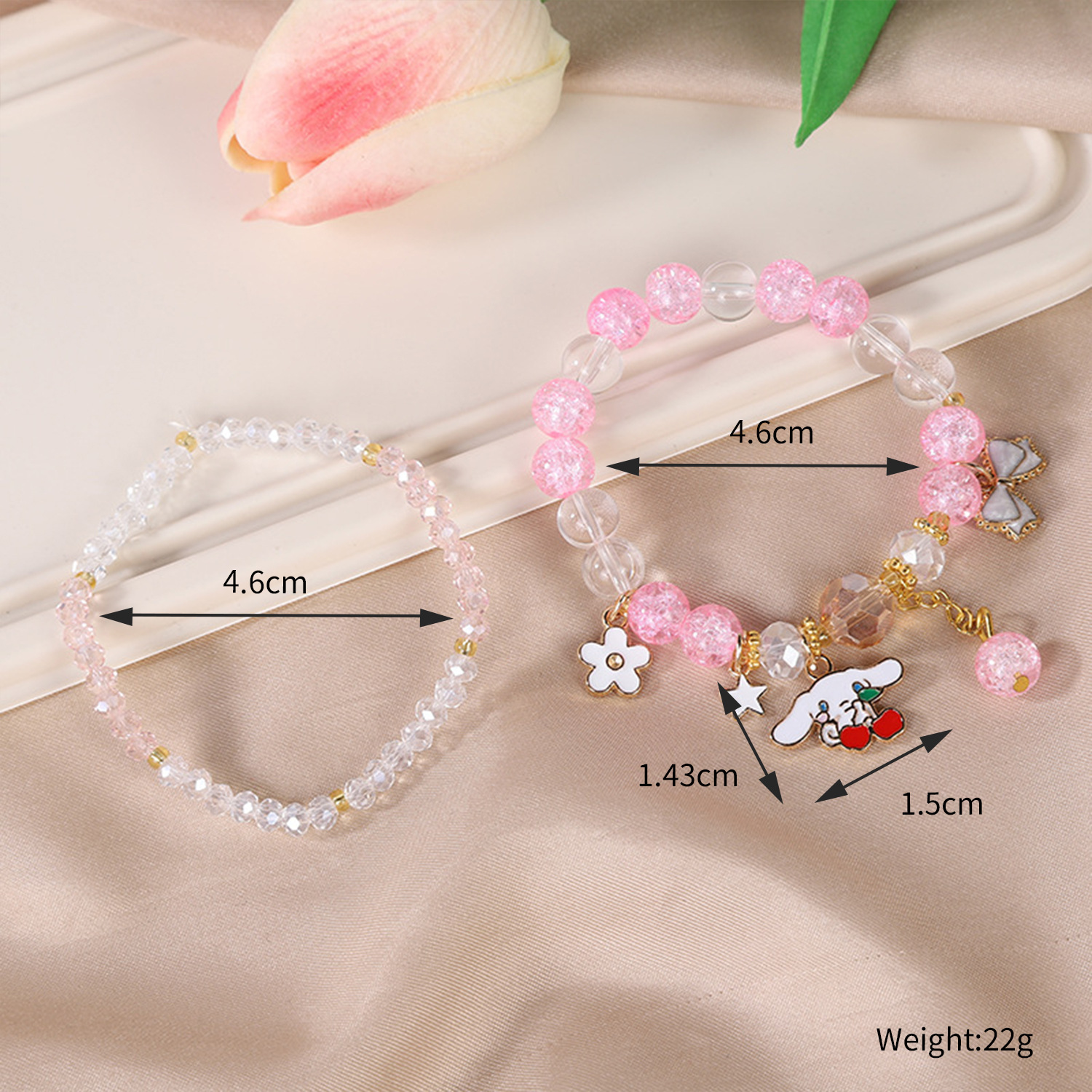 Picture of Children's Bracelet Bracelet Bracelet Beaded Crystal Women's Cute Students Girls' Bracelet Children's Gift