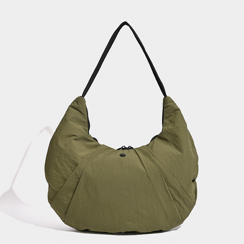 Picture of Easiest for Match Horn Nylon Yoga Bag Fitness Bag 2024 New Lightweight Large-Capacity Bag Dumpling Bag Trendy Crescent Bag