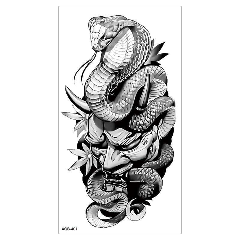 Picture of New Half Arm Tattoo Stickers Cross-border Amazon Hot Selling Set Dark European and American Realistic Waterproof Tattoo Stickers Wholesale
