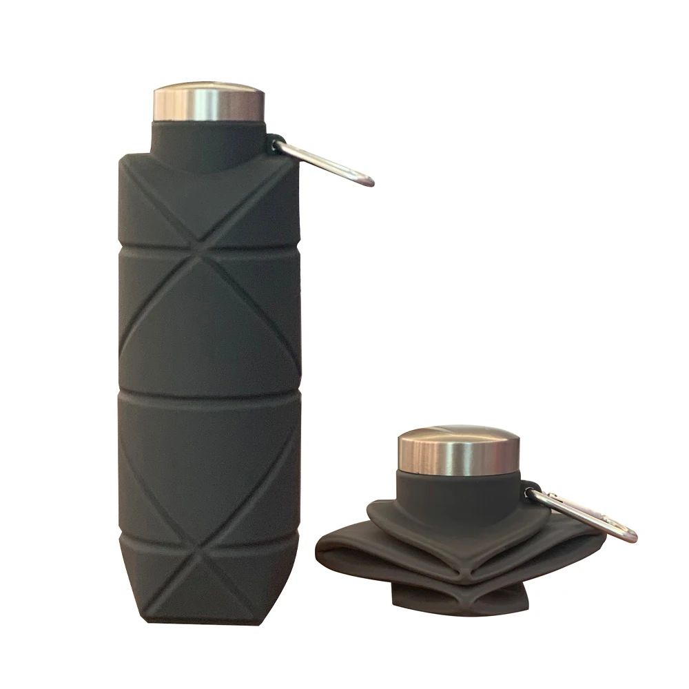 Picture of Platinum Silicone Diamond Folding Cup 700ml Outdoor Sports water bottle Cross Border Pocket Portable Kettle