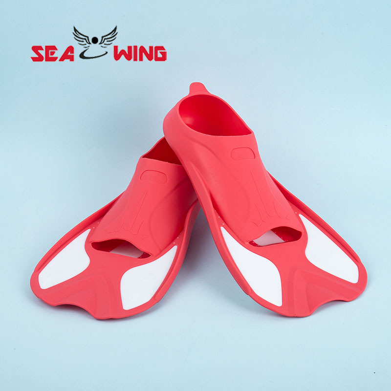 Picture of Cross-border swimming training flippers snorkeling adult children diving frog shoes short mermaid flippers free diving wholesale