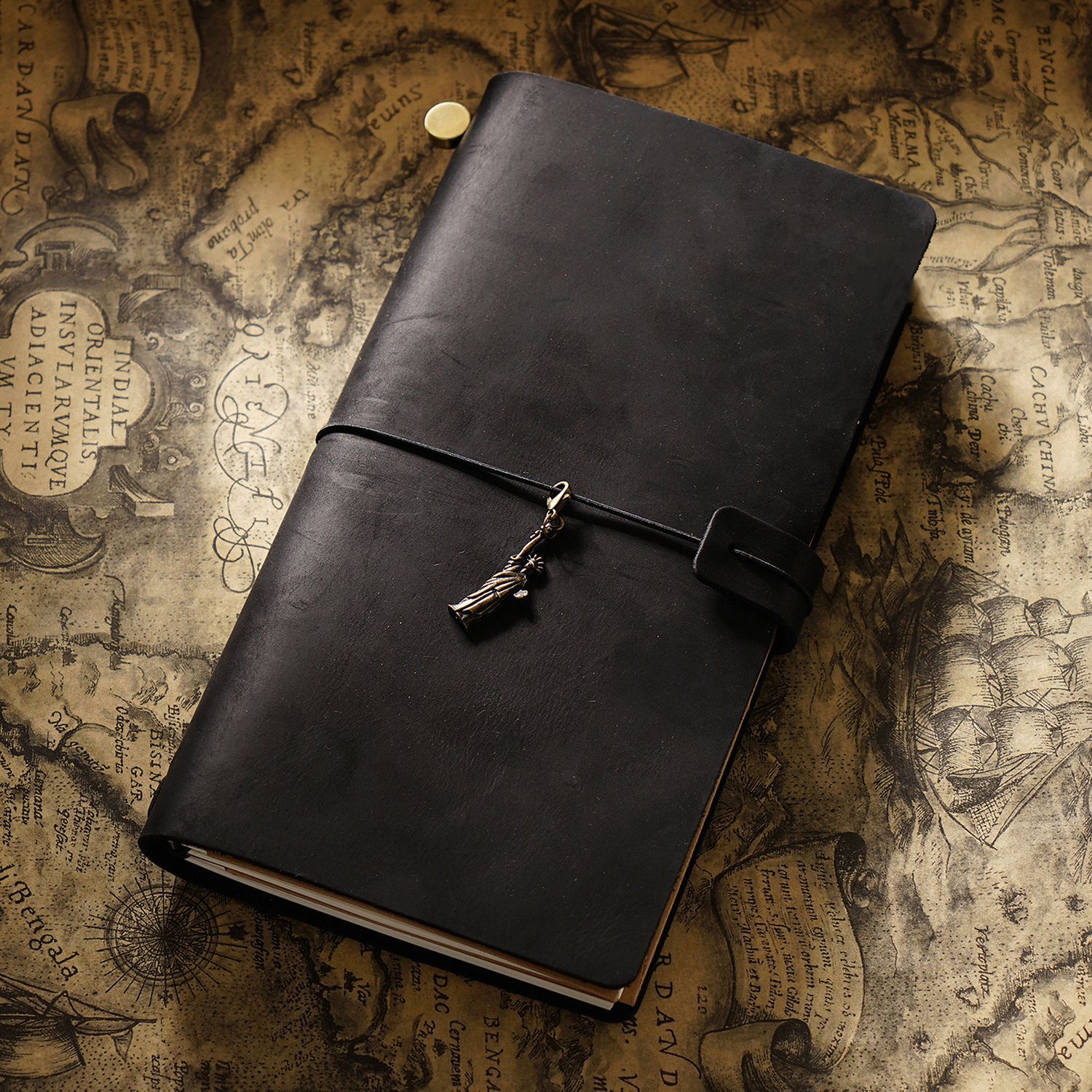 Picture of Travel Notebook Notebook Cowhide Genuine Leather Diary Retro Notepad Creative Record Tn Spot Wholesale
