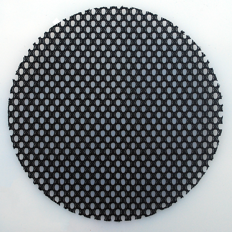 Picture of Black Polyester Warp-Knitted Cradle Mesh for Office Chairs, Beach Chairs, Backrests, Bags, and Handbags; Breathable and Lightweight Mesh Fabric