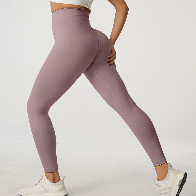 Picture of Wholesale spring peach hip yoga pants sports cycling pants quick-drying yoga clothing high waist tight fitness pants generation hair
