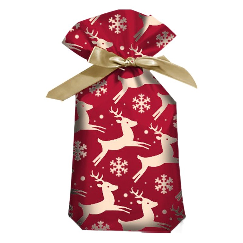 Christmas candy bag gift packaging bag 50 ribbon drawstring apple bag rabbit ears corset pocket spot