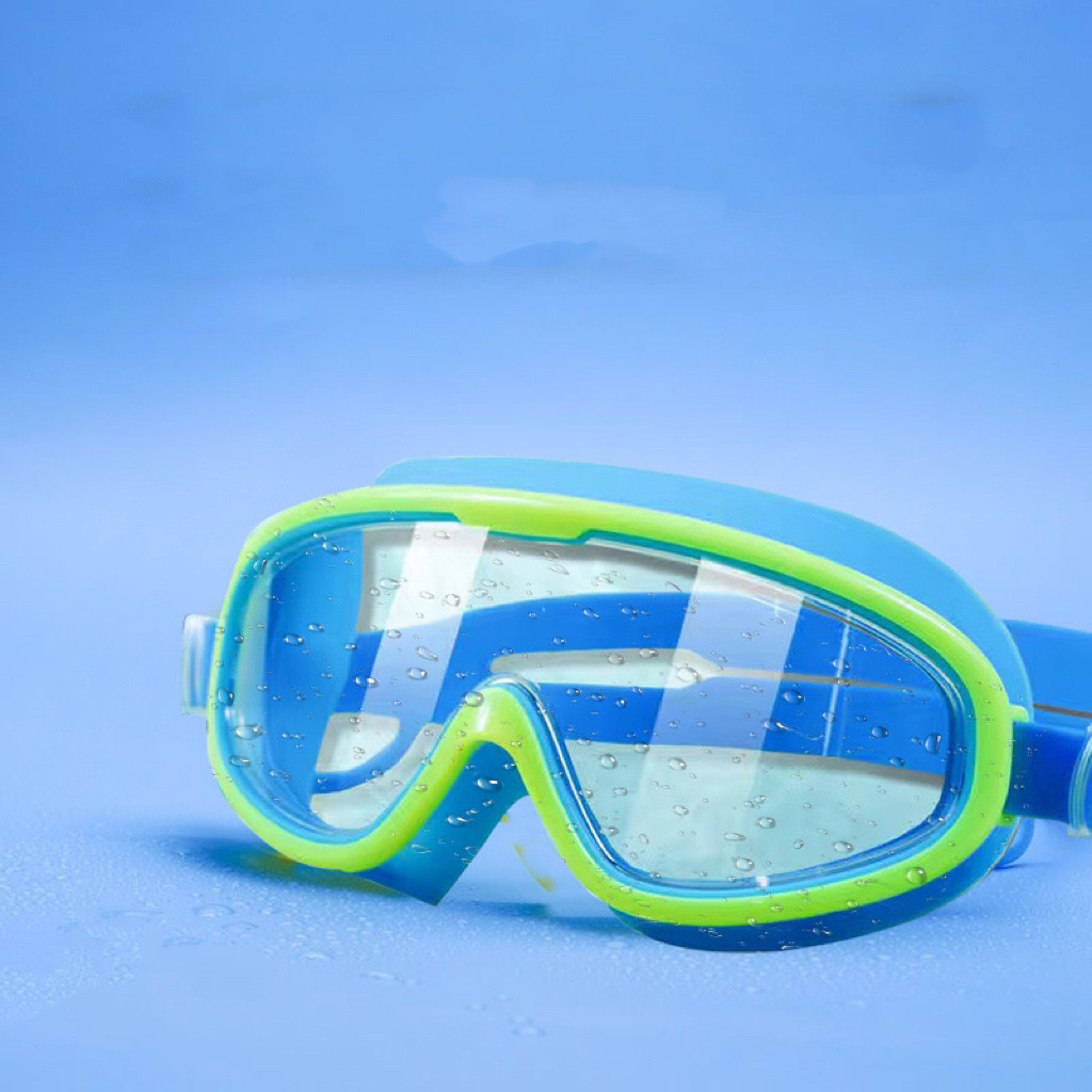 Picture of Silicone Goggles HD Swimming Goggles Anti-fog HD Eye-free Adult Swimming Goggles Silicone Earplugs Large Frame Swimming Goggles Waterproof