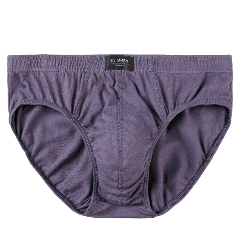 Picture of Factory wholesale middle-aged cotton underwear men's underwear breathable briefs large size fat guy waist underwear head