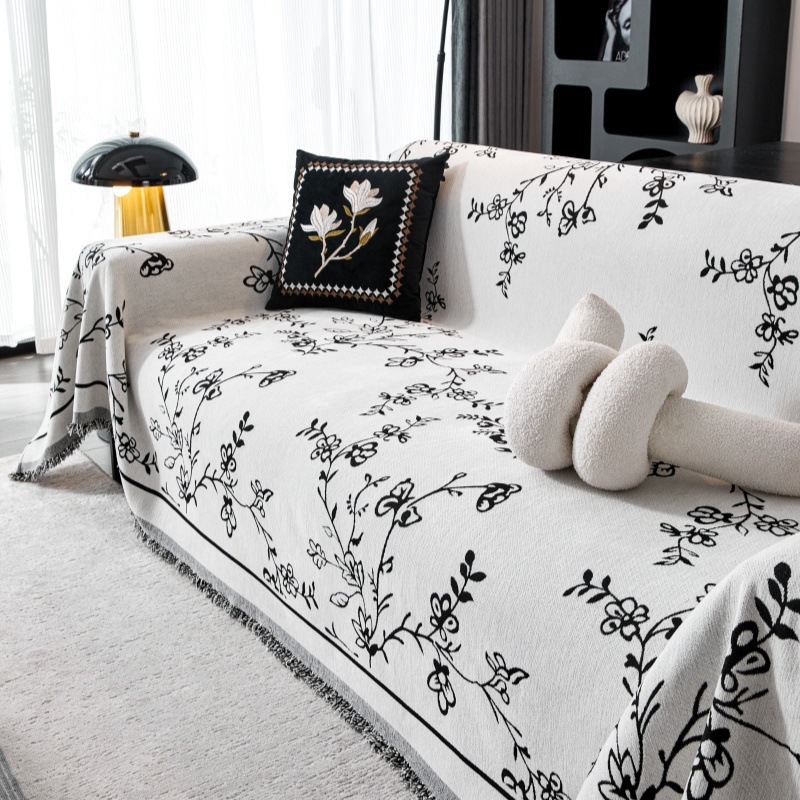 Retro French Chenille Sofa Towel, Universal for All Seasons, Anti-Cat Scratch, High-End Sofa Cushion, All-Inclusive Sofa Cover Wholesale