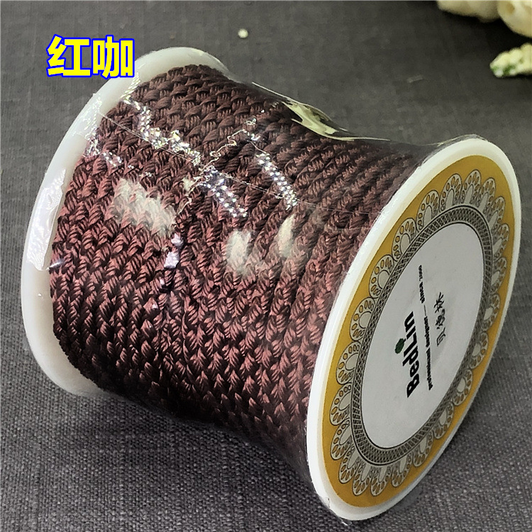 Picture of Taiwan line 3mm wear-resistant twist dragon pattern rope hand woven diy jade beeswax necklace rope hand rope wire