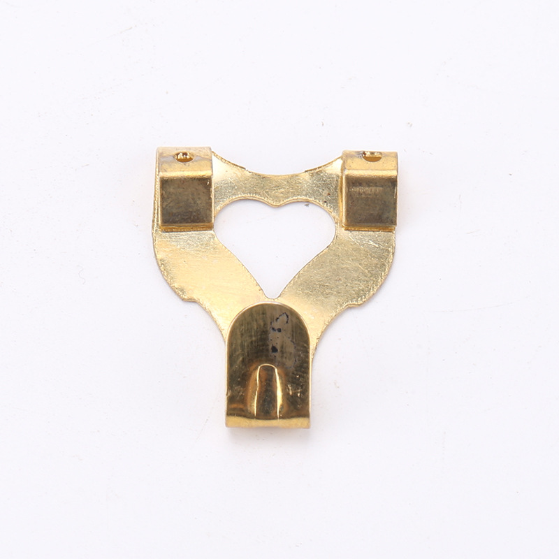 Picture of Heart-Shaped Picture Frame Hooks, Reinforced Hooks, Decorative Painting Hooks, Metal Hanging Hooks, No Drilling Required