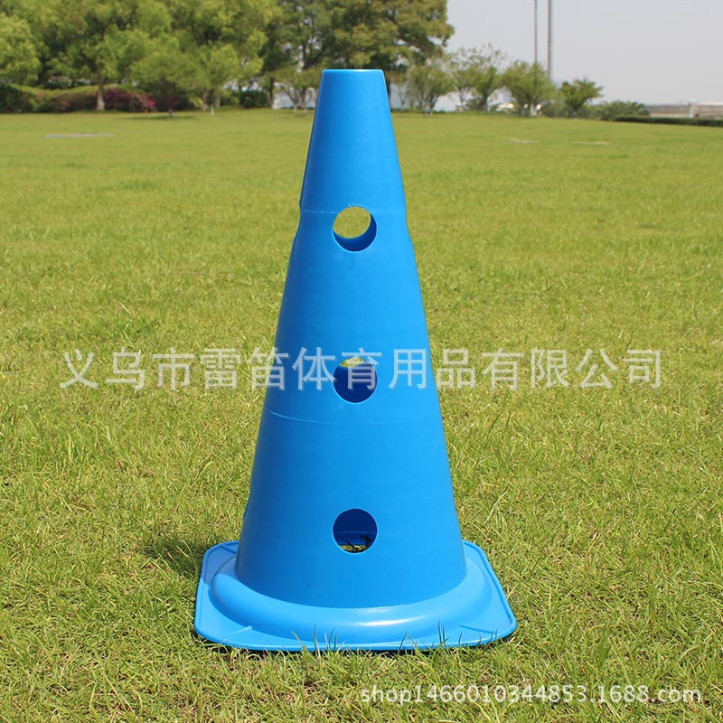 Picture of Football training sign barrel 38cm with hole sign barrel multi-function sign cone obstacle hurdles sensitive fence