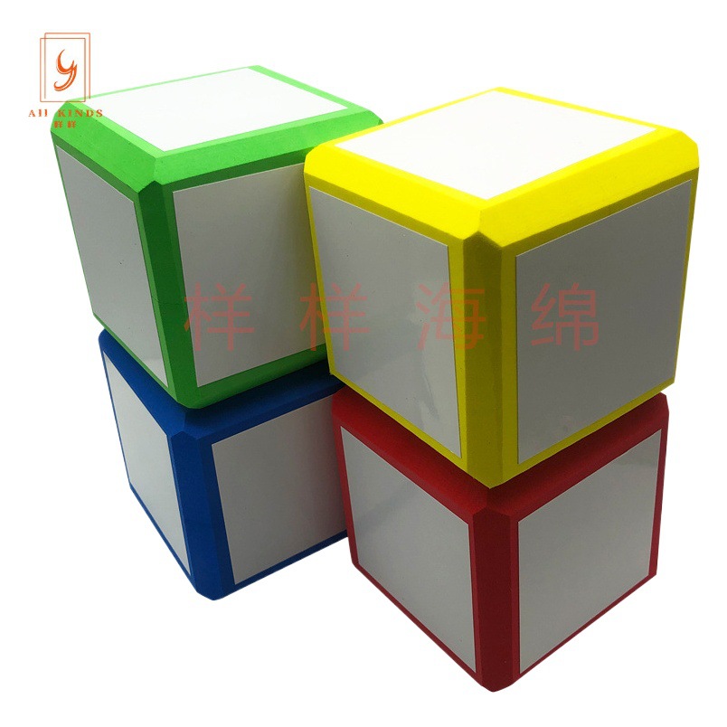 eva box dice EVA soft box toy water writing scrub 3.8-10cmeva color dice
