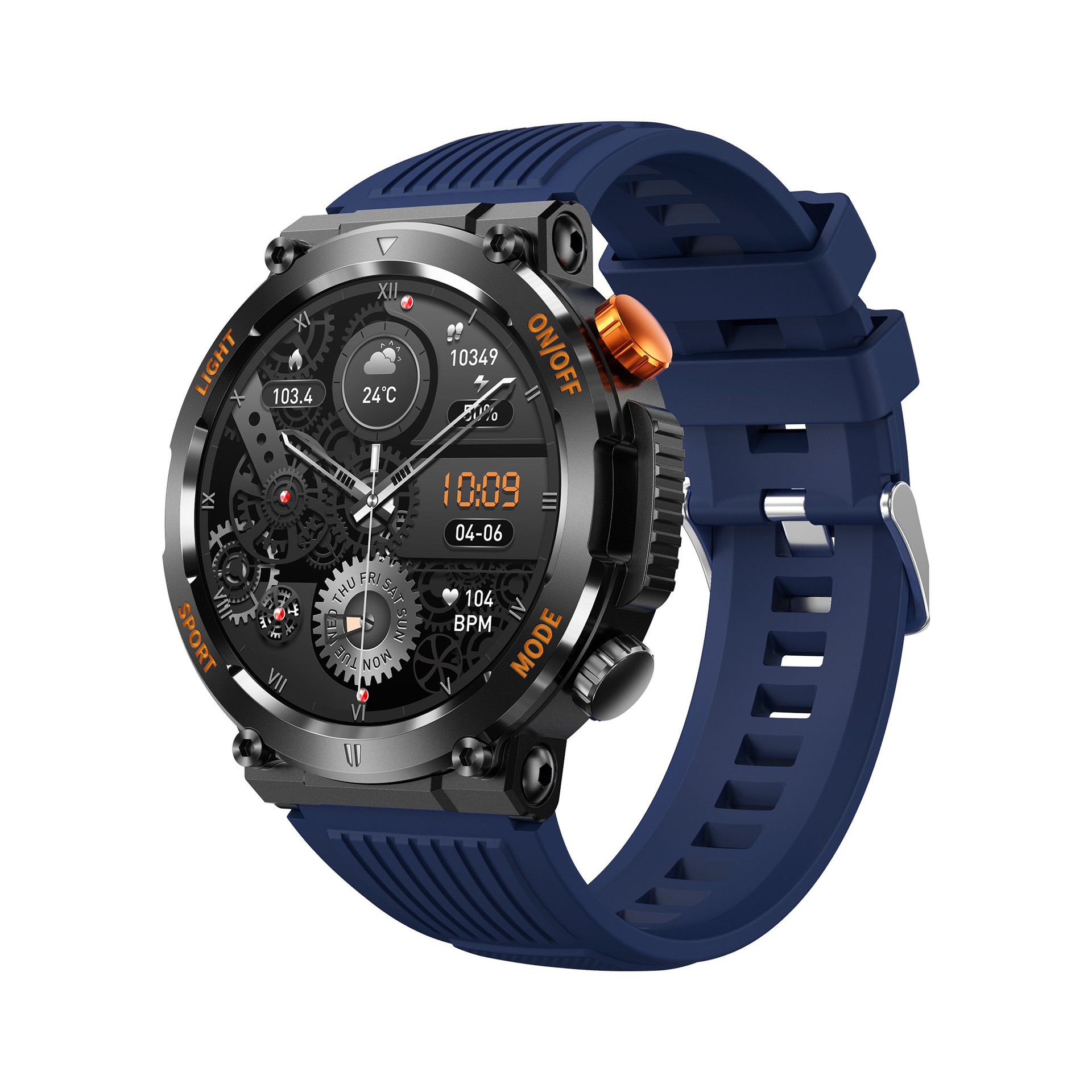 Picture of New HT17 smart watch Bluetooth call outdoor compass exercise three prevention heart rate sleep monitoring weather