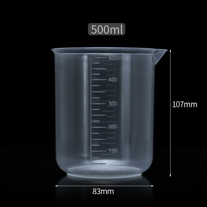 Picture of Thickened plastic measuring cup 5000 3000 2000 1000 500 ml250 measuring cylinder scale cup beaker ml