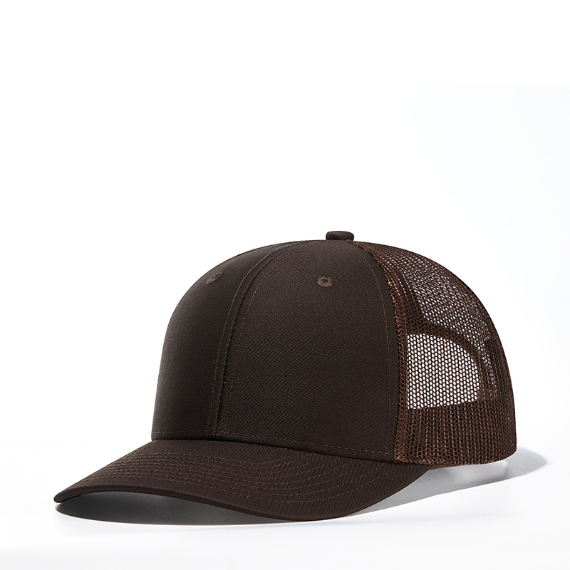 Picture of Wish Micro Bend Hat Rim Truck Hat Men's Outdoor Sun Shading Net Hat Mountaineering Fishing Truck Drivers Hat