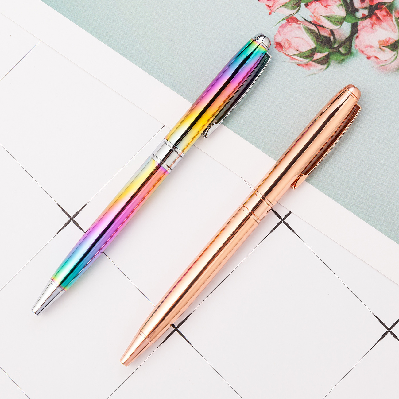 Factory in stock wholesale Metal Ballpoint pen advertising pen printing office stationery gift pen advertising pen