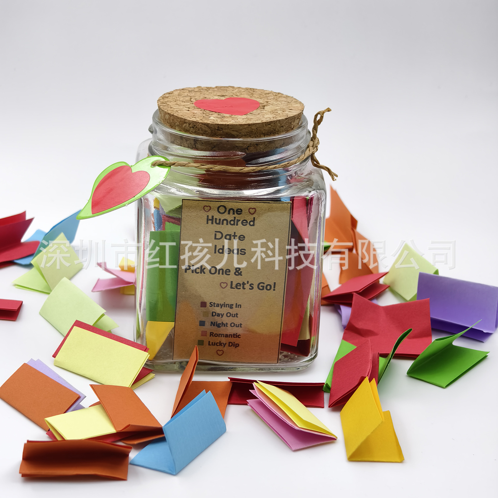 100 date ideas-100 dating ideas, colored cards, suitable for yourself and friends,
