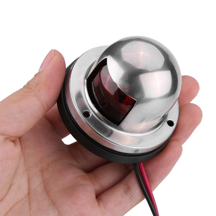 Picture of Ce Certified 316 Stainless Steel Marine Led Signal Light Yacht Red and Green Navigation Light Suitable for Speedboats and Marine Applications