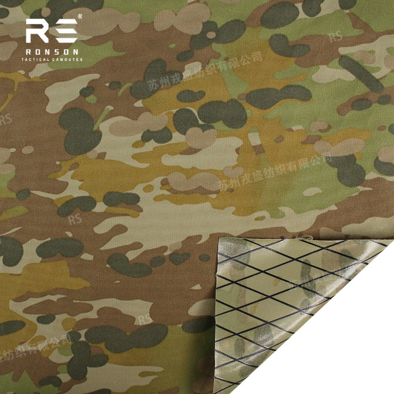 Picture of Amcu New Australian Camouflage 500D Nylon X-Pac Composite Diamond Grids Fabric Waterproof Lightweight Fabric