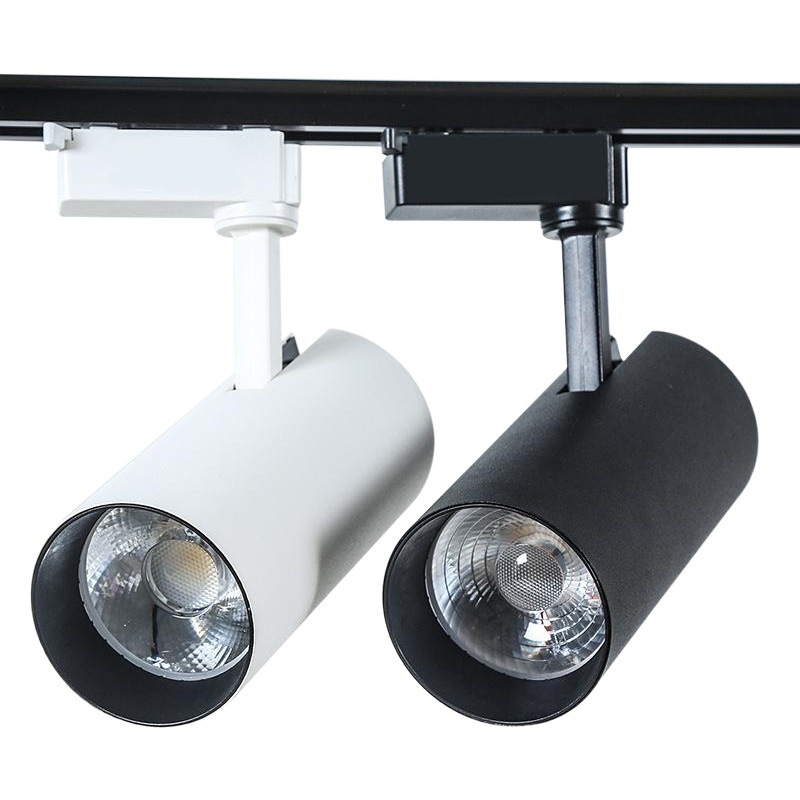 Track light led spotlight commercial Store women's clothing store super bright 30W Nordic warm light industrial wind background wall track light