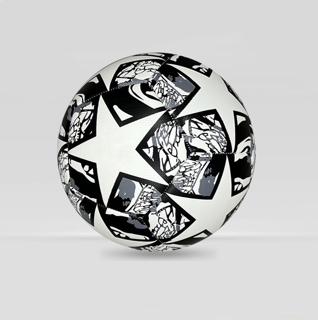 No. 5 Football Champions League Premier League Adult Trade Cross-Border Training Game Pu Machine-Sewn Football Wholesale Spot Football