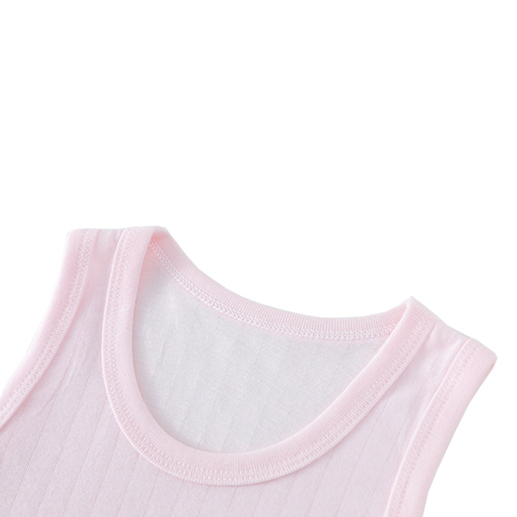 Picture of Children's vest shorts suit summer new boys' sleeveless top girls' bottoming shirt children's cold feeling wholesale