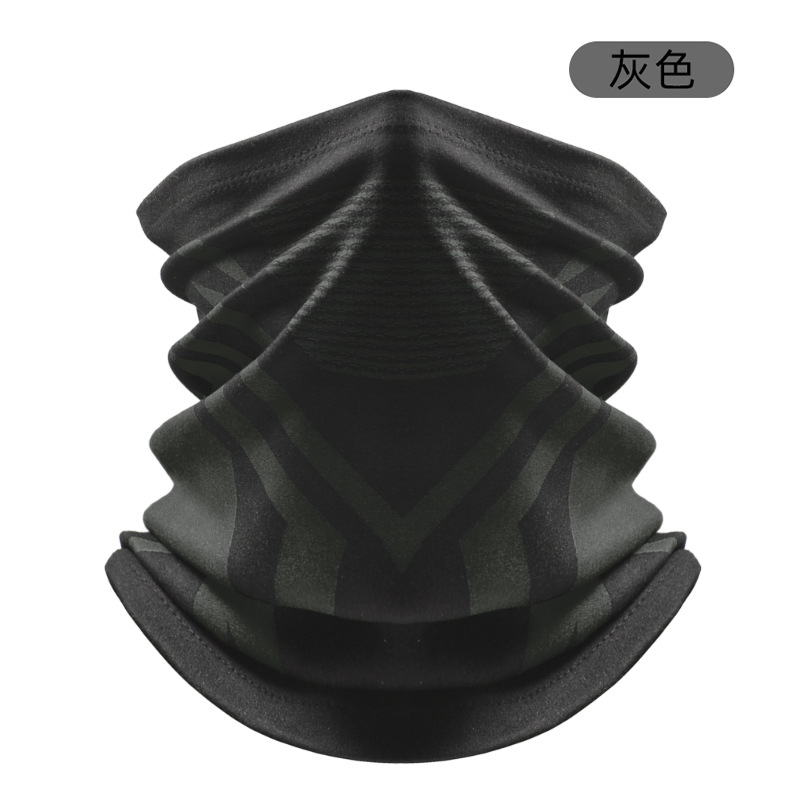 Cross-Border New Skin-Friendly Soft Cycling Mask, Windproof, Warm and Cold-Proof, Winter Face, Ear and Neck Three-In-One Mask with Velvet