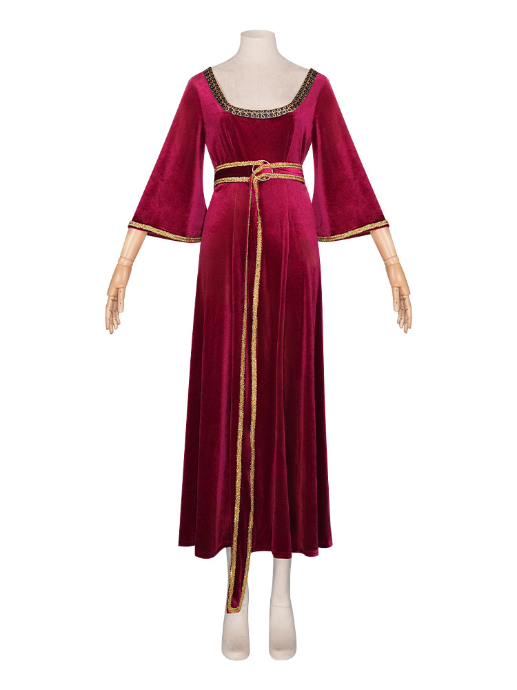 Picture of Gerso's mother cos clothing magic hair Qiyuan Rapunzel with dress role-playing cosplay clothing