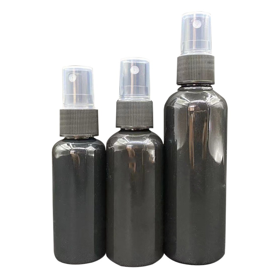 Spot 50ml 100ml small watering can alcohol bottled fine mist spray bottle plastic dark small spray bottle
