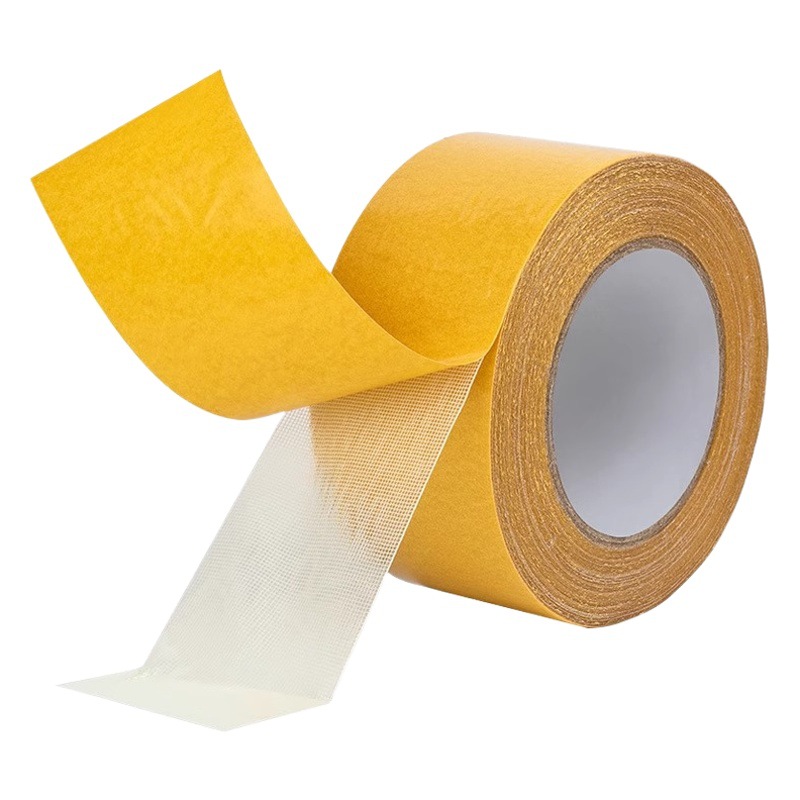 Double-sided mesh cloth tape strong high viscosity seamless double-sided wedding exhibition carpet stitching transparent tape