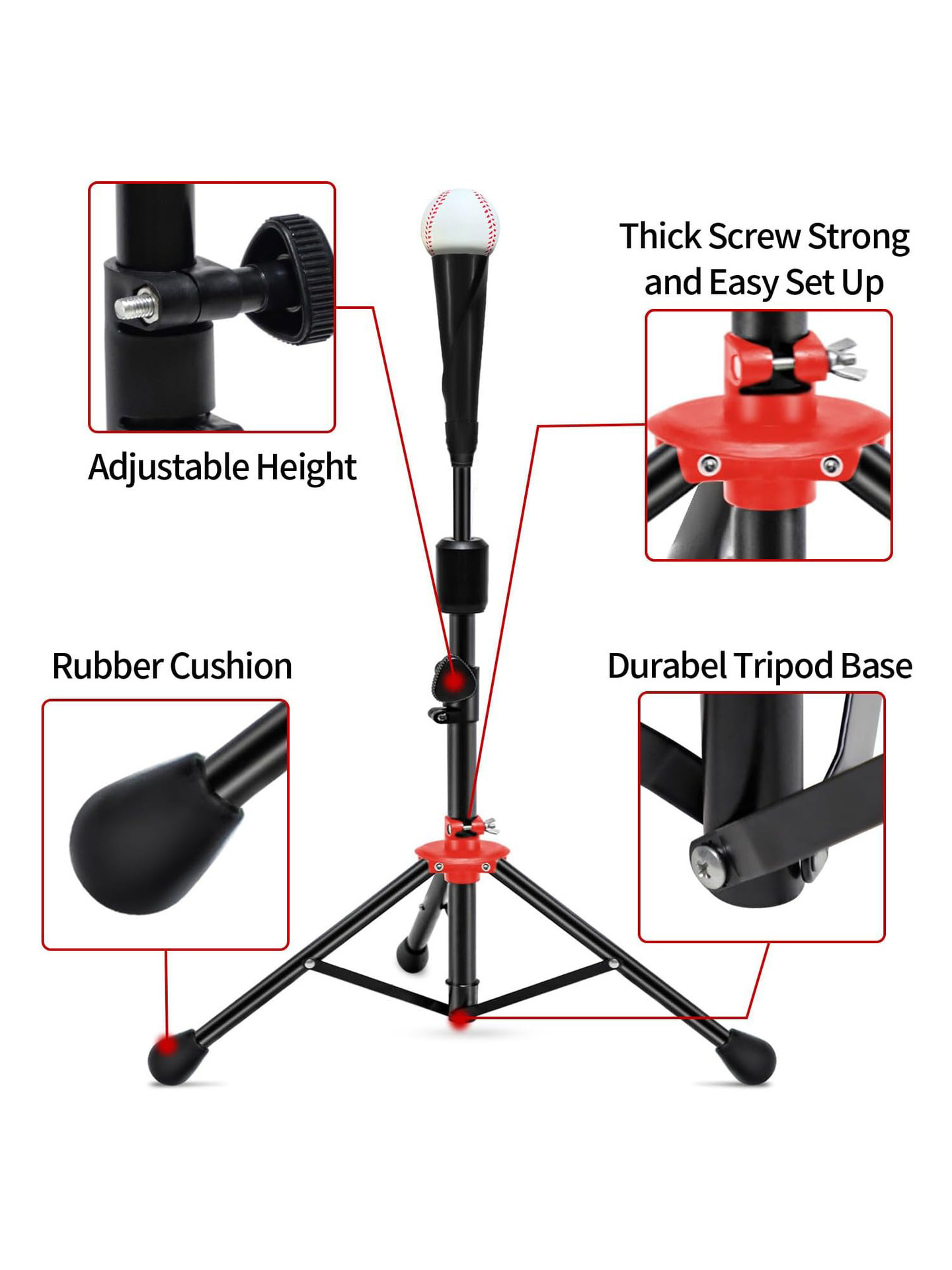 Picture of Baseball Bat, Softball Bat, Baseball Practice Stand, Baseball Practice Device, Source Manufacturer, Ready Stock, Instant Delivery